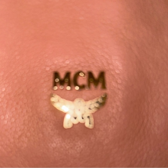 MCM Pink Structured Tote Bag with Double Handles - Picture 8 of 10